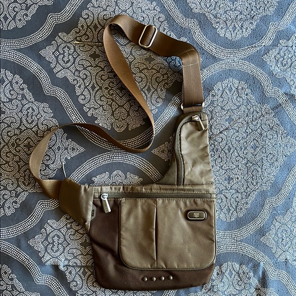 Tumi Army Green Crossbody Bag